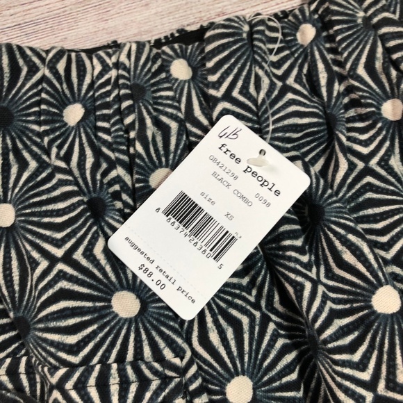 NWT Free People So Much Sun Mini Skirt Size XS - Picture 5 of 8